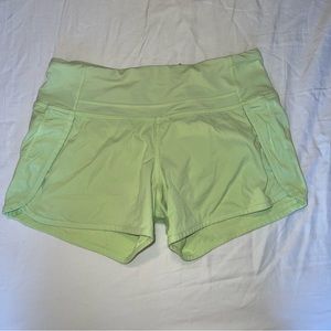 Lime Green Lululemon Shorts